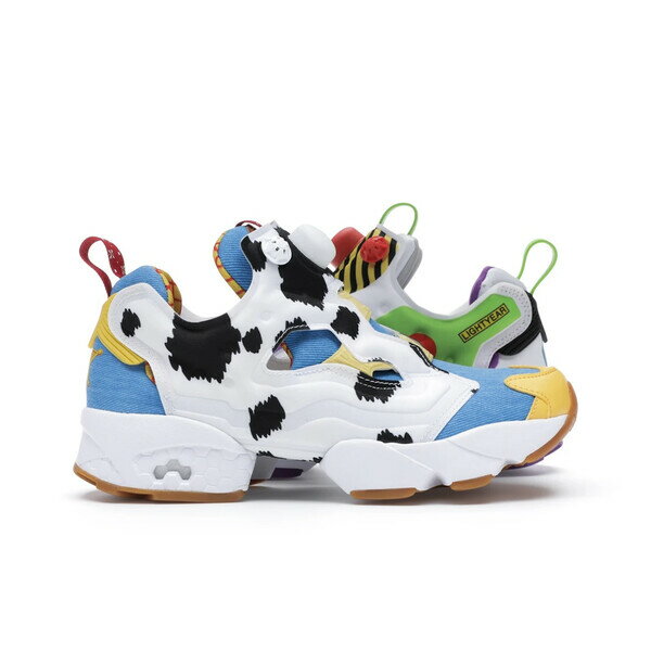 Reebok リーボック メンズ スニーカー 【Reebok Instapump Fury Bait x Toy Story Woody and Buzz】 サイズ US_9.5(27.5cm) Blue/Yellow-Black-White(4)