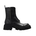 Balenciaga バレンシアガ レディース スニーカー 【Balenciaga Tractor Zip Up Combat Boot】 サイズ EU_39(25cm) Black (Women 039 s)