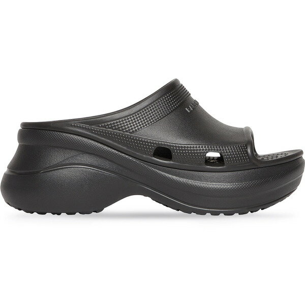 Balenciaga バレンシアガ レディース スニーカー 【Balenciaga x Crocs Pool Slide Sandals】 サイズ EU_38(24cm) Black (Women's)