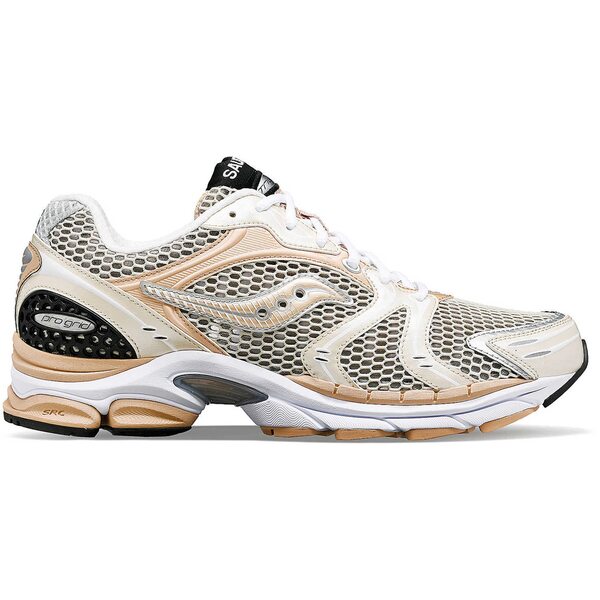 Saucony サッカニー メンズ スニーカー 【Saucony ProGrid Triumph 4 Cream Tan】 サイズ US_8.5(26.5cm) Cream/Tan