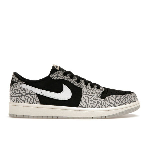 Jordan ジョーダン メンズ スニーカー 【Jordan 1 Retro Low OG Black Cement】 サイズ US_M_4 Black/Muslin/Tech Grey/White/Sail