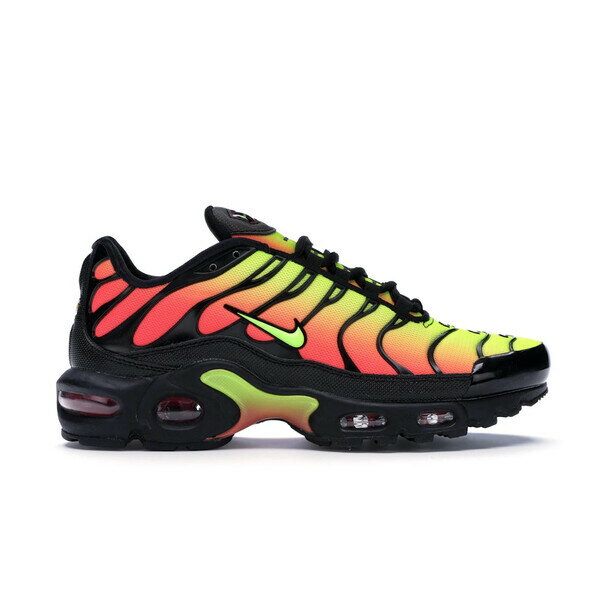 Nike ナイキ レディース スニーカー 【Nike Air Max Plus Black Volt Solar Red (Women's)】 サイズ US_9(26.0cm) Black/Volt-Solar Red(4)