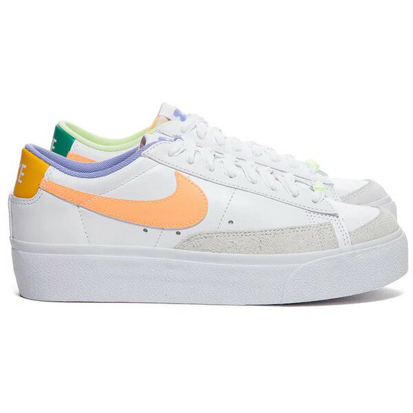 Nike ナイキ レディース スニーカー 【Nike Blazer Low Platform Peach Cream Light Thistle (Women's)..