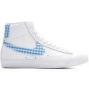 Nike ナイキ レディース スニーカー 【Nike Blazer Mid 77 Blue Gingham (Women's)】 サイズ US_8(25.0cm...