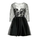 【送料無料】 フェレッパ レディース ワンピース トップス Mini dresses Black