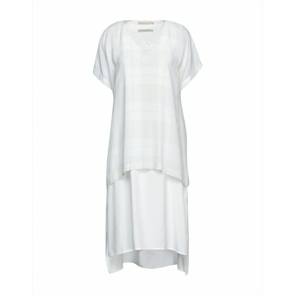 【送料無料】 カラー 5 パワー レディース ワンピース トップス Midi dresses White