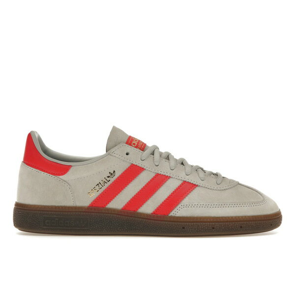 adidas アディダス メンズ スニーカー 【adidas Handball Spezial Grey Hi-Res Red】 サイズ US_5.5(23.5cm) Grey Two/Hi-Res Red/Gold Metallic
