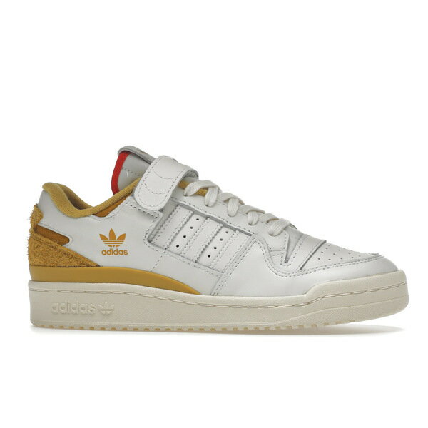 adidas アディダス メンズ スニーカー 【adidas Forum 84 Low Victory Gold】 サイズ US_10.5(28.5cm) Cream White/Victory Gold/Red