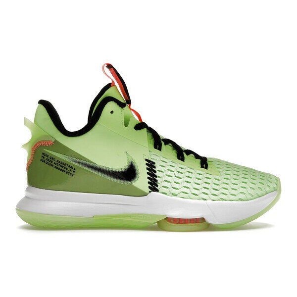 Nike ナイキ メンズ スニーカー 【Nike LeBron Witness 5 Lime Glow】 サイズ US_8.5(26.5cm) Lime Glow/Bright Mango/White/Black