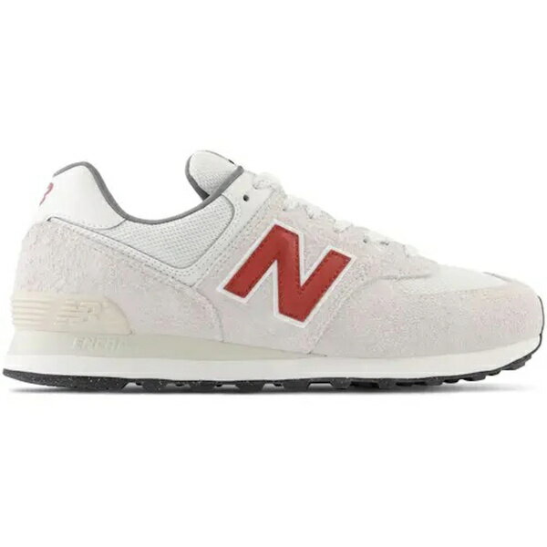 New Balance ニューバランス メンズ スニーカー 【New Balance 574 White Red Grey】 サイズ US_10.5(28.5cm) White/Red