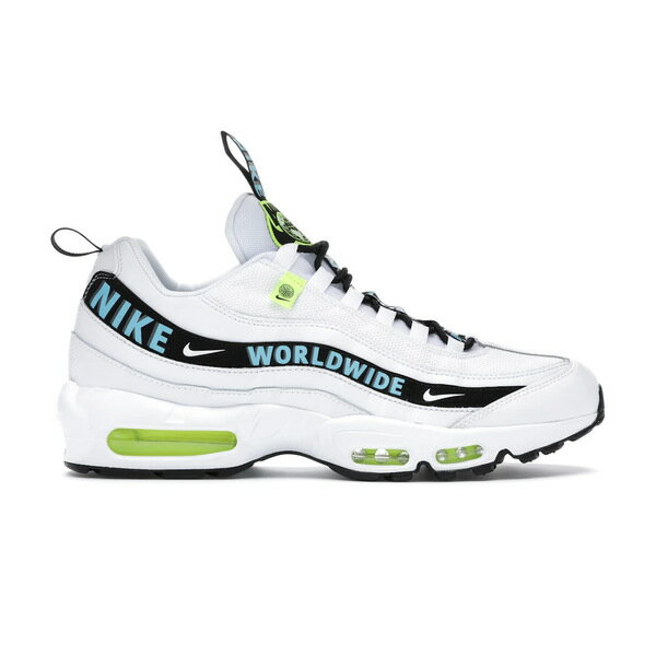 Nike ナイキ メンズ スニーカー 【Nike Air Max 95 Worldwide Pack White】 サイズ US_10(28.0cm) White/Black-Green-Blue