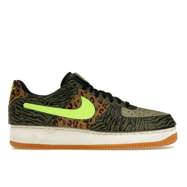 Nike ナイキ メンズ スニーカー 【Nike Air Force 1/1 Animal Print】 サイズ US_9.5(27.5cm) Medium Olive/Volt-Rattan-Black