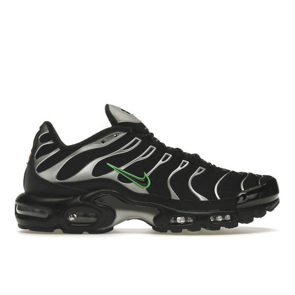 Nike ナイキ メンズ スニーカー 【Nike Air Max Plus Black Silver Green Strike】 サイズ US_8(26.0cm) Black/Metallic Silver/Green Strike