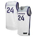 ナイキ メンズ ユニフォーム トップス #23 Kansas State Wildcats Nike Unisex Team Replica Basketball Jersey White