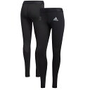 アディダス レディース カジュアルパンツ ボトムス Rhode Island Rams adidas Women's Alphaskin Leggings Black