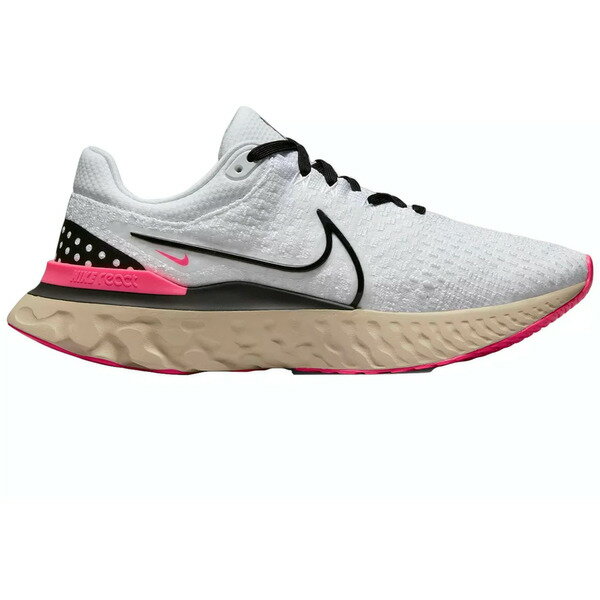 Nike ナイキ メンズ スニーカー 【Nike React Infinity Run Flyknit 3】 サイズ US_9.5(27.5cm) White Hyper Pink