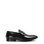 【送料無料】 デューンロンドン メンズ スリッポン・ローファー シューズ Server Saddle Loafers Black