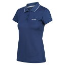 【送料無料】 レガッタ レディース Tシャツ トップス Womens Maverick V Polo T-Shirt Dusty Denim