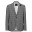 ̵ ȥߡ ҥե  㥱åȡ֥륾  Dotted Check Blazer Grey