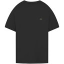 【送料無料】 シーピーカンパニー メンズ Tシャツ トップス Reverse Goggle Print T Shirt Black 999