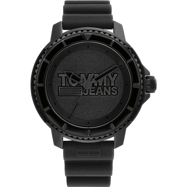 【送料無料】 トミー ヒルフィガー レディース 腕時計 アクセサリー Gents Tommy Jeans Watch Black