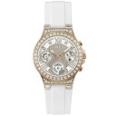 ゲス 【送料無料】 ゲス レディース 腕時計 アクセサリー Guess Moonlight White Rose Gold Watch GW0257L2 Rose Gold and White