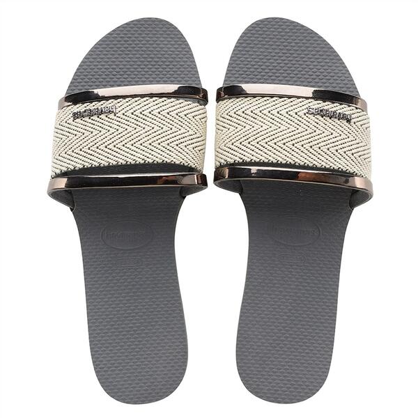 ハワイアナス 【送料無料】 ハワイアナス レディース サンダル シューズ Havaianas You Tranco Ld33 Steel Grey