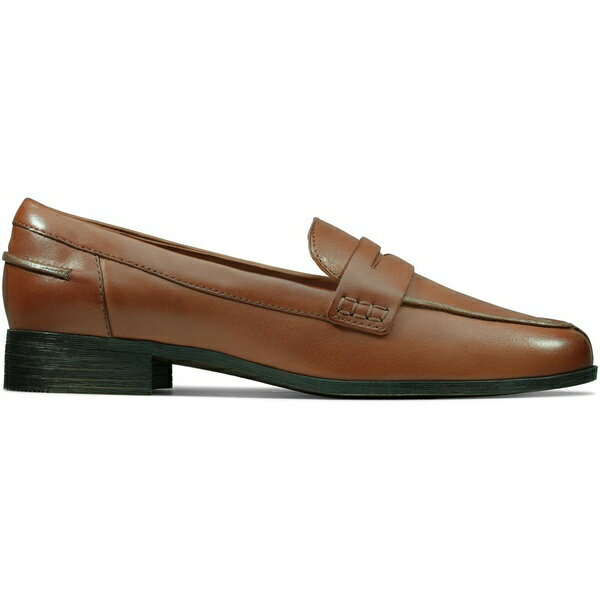 クラークス ローファー レディース 【送料無料】 クラークス レディース スリッポン・ローファー シューズ Hamble Loafers Tan Leather