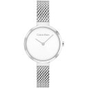 【送料無料】 カルバンクライン レディース 腕時計 アクセサリー Ladies Calvin Klein Mesh Watch Silver