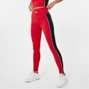 【送料無料】 エバーラスト レディース レギンス ボトムス High Waist Panel Leggings Red