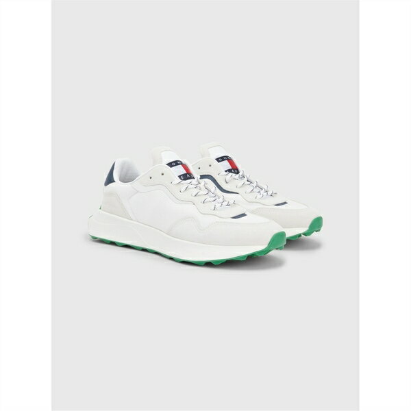 【送料無料】 トミーヒルフィガー メンズ ランニング スポーツ TOMMY JEANS RUNNER OUTSOLE White YBR