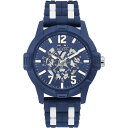 yz QX Y rv ANZT[ Gents Guess Striker Blue Watch GW0428G3 Blue