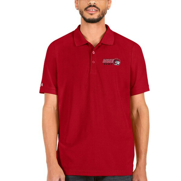 アンティグア メンズ ポロシャツ トップス WinstonSalem State Rams Antigua Legacy Pique Polo Red