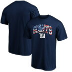 ファナティクス メンズ Tシャツ トップス New York Giants Fanatics Branded Banner Wave Logo TShirt Navy