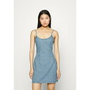 トミーヒルフィガー レディース ワンピース トップス TIE BACK DRESS - Denim dress - denim medium