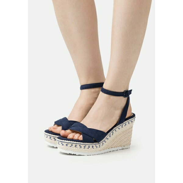 アンナ フィールド レディース サンダル シューズ Wedge sandals - dark blue