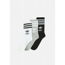 AfB_XIWiX fB[X C A_[EFA MIDCUT CREW UNISEX 3 PACK - Socks - white/medium grey heather/black
