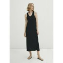 マッシモ ドゥッティ レディース ワンピース トップス MIDI WITH GATHERED DETAIL AT THE BACK - Day dress - black