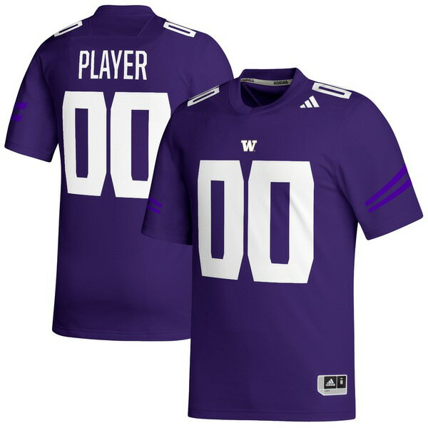 アディダス メンズ ユニフォーム トップス Washington Huskies adidas PickAPlayer NIL Replica Football Jersey Purple