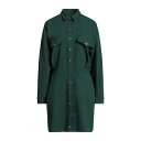 エイト・ピーエム レディース ワンピース トップス Short dresses Dark green