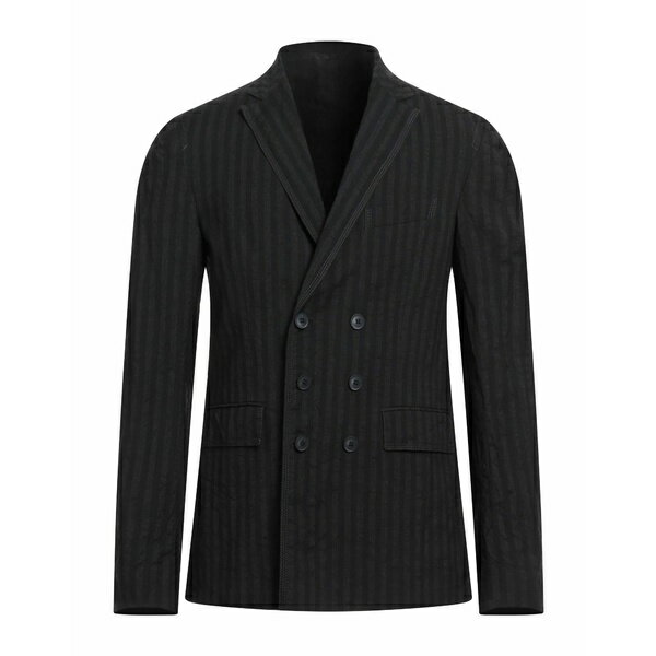 【送料無料】 グリフォーニ メンズ ジャケット＆ブルゾン アウター Blazers Black