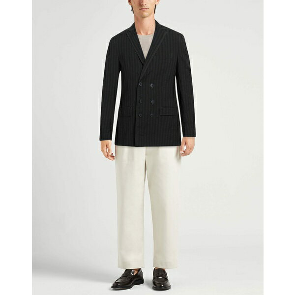 【送料無料】 グリフォーニ メンズ ジャケット＆ブルゾン アウター Blazers Black