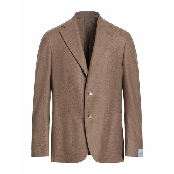 【送料無料】 カルーゾ メンズ ジャケット＆ブルゾン アウター Blazers Beige