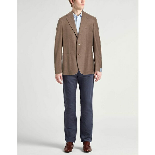 【送料無料】 カルーゾ メンズ ジャケット＆ブルゾン アウター Blazers Beige