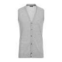 【送料無料】 ロッソピューロ メンズ カーディガン アウター Cardigans Light grey