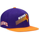 ミッチェル&ネス メンズ 帽子 アクセサリー Phoenix Suns Mitchell & Ness Hardwood Classics Snapback Hat Purple/Orange