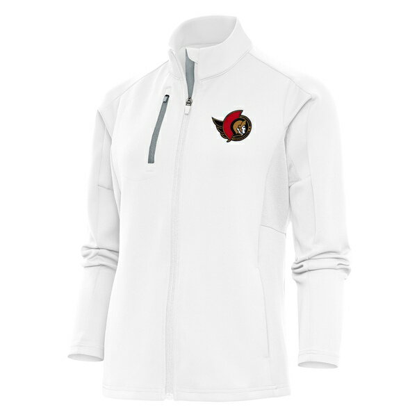 ƥ ǥ 㥱åȡ֥륾  Ottawa Senators Antigua Women's Team Logo Generation FullZip Jacket White