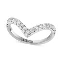 エフィー コレクション レディース リング アクセサリー EFFY Diamond Chevron Ring (1/2 ct. t.w.) in 14k White Gold White Gold(4)