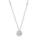 エフィー コレクション レディース ネックレス・チョーカー・ペンダントトップ アクセサリー EFFY Diamond Round Cluster 18