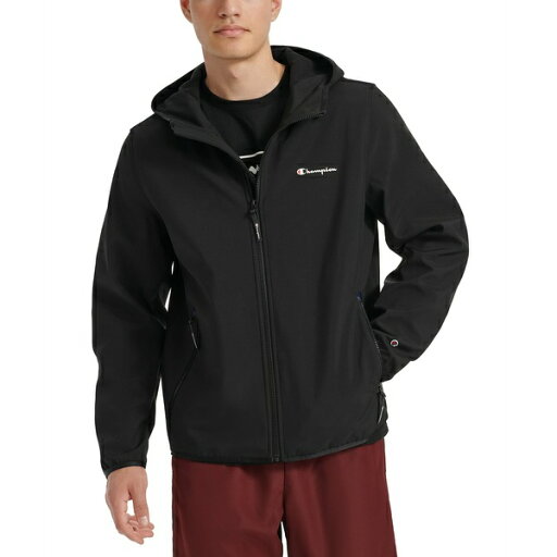 チャンピオン メンズ ジャケット&ブルゾン アウター Men's Lightweight Sport Shell Hooded Jacket Black チャンピオン メンズ ジャケット&ブルゾン アウター Men's Lightweight Sport Shell Hooded Jacket Black